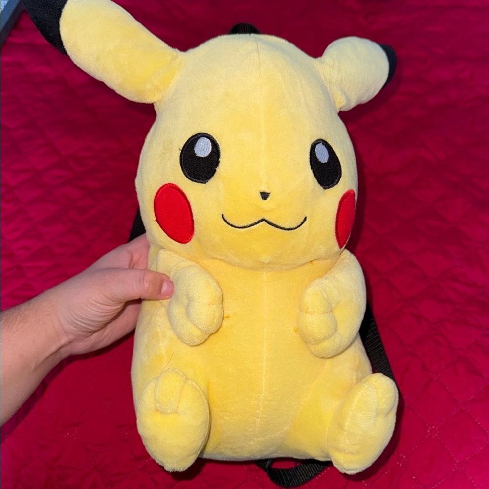 Pikachu Plush Backpack